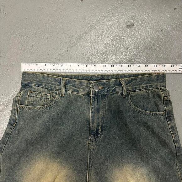 BLUE DESERT WASH Vintage baggy y2k DENIM WAIST 28 - Picture 5 of 7